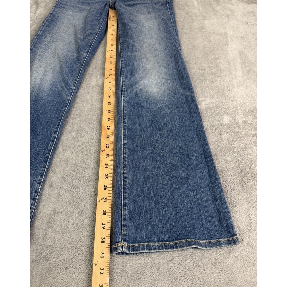 Vintage Y2K American Eagle Favorite Boyfriend Jeans Women's Size 8 Blue Baggy - Picture 11 of 13